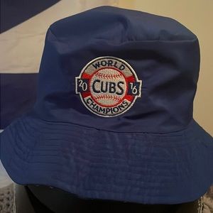 Reversible 2016 Cubs Champions Bucket Hat